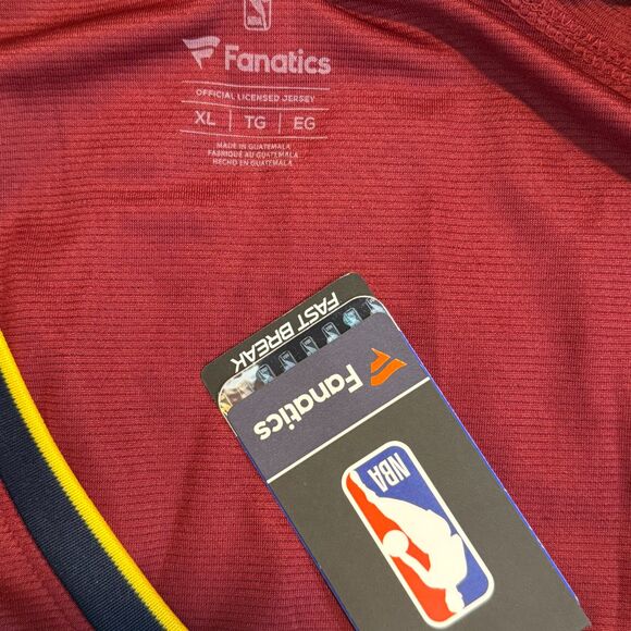 Cleveland Cavaliers Cavs Fanatics XL womens fastbreak road jersey sportswear fun - Picture 6 of 10